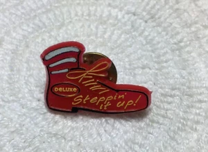 New Steppin' it up Deluxe Mcdonalds Tac Lapel Tac Red Plastic Ronald Shoe Pin - Picture 1 of 4