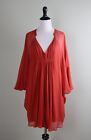 DIANE VON FURSTENBERG DVF NWT $345 Fleurette Silk Tunic Dress in Chi Size 6