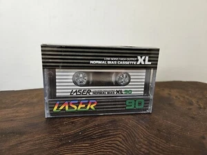 Laser XL90 leere Audiokassette - Low Noise/Normal Bias SEALED 1991 - Bild 1 von 8