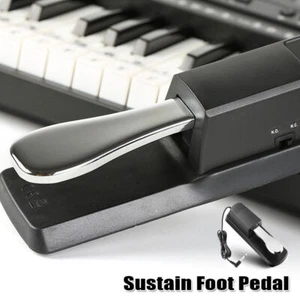 Universal Sustain Foot Pedal Damper Polarity Switch fit Electric Piano Keyboards - Picture 1 of 9