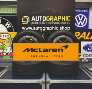 McLaren F1 Formel 1 Aluminium Metall Garage Schild - Bild 1 von 2