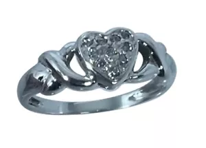 14k Verlobungsdiamantring, weiß, gelb, rosa G, kostenlose Größe, USA - Bild 1 von 8