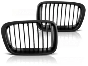 Grill for BMW 3 Series E46 Sedan Touring 1998 1999 2000 2001 VR-157 Black Matt - Picture 1 of 1
