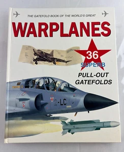 Warplanes Pull-Out of 36 Worlds Great Warplanes Book 1994 Large Hardcover - Picture 1 of 8