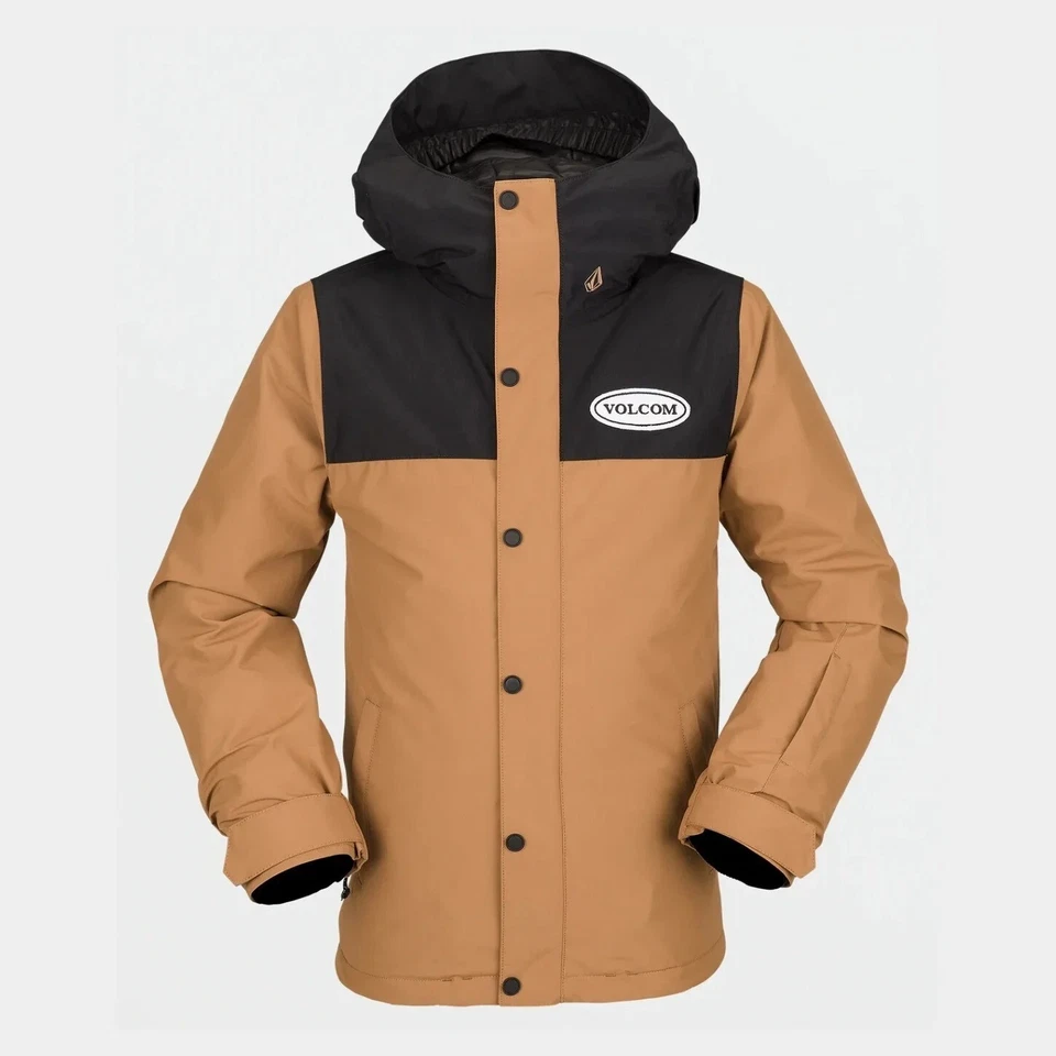 Brand New Kids 2023 Volcom Stone.91 Insulated Jacket Caramel  - Image 1 of 1