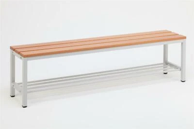 Szagato Umkleidebank mit Schuhrost 150x30 Sitzbank Garderobe Umkleidesitzbank - Bild 1 von 4