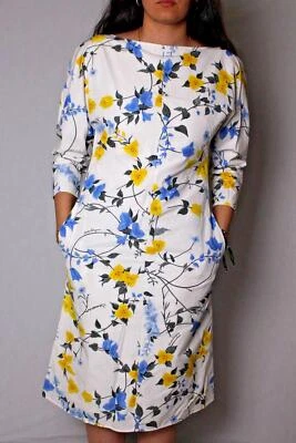 Vestido floral para mujer Salvatore Ferragamo talla 38 $1170 nuevo sin etiquetas Foto 1 de 4