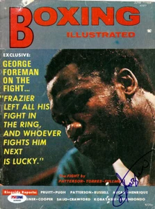 Joe Frazier Autographed Signed Boxing Illustrated Magazine Cover PSA/DNA #S48960 - Picture 1 of 2