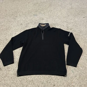 PAUL & SHARK Mens Sweatshirt Black 1/4 Zip L - Picture 1 of 6