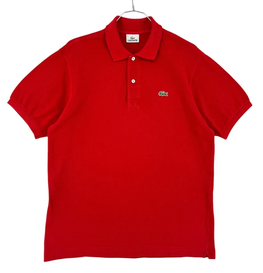 LACOSTE Polo T-Shirt Rojo Para Hombre Tamaño 5 - L - Imagen 1 de 4