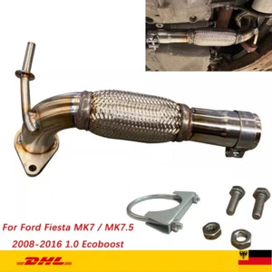 Auspuff Flexrohr Ersatz Autozubehör für Ford Fiesta MK7 MK7.5 1.0 Ecoboost - Bild 1 von 13
