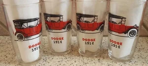 4er Set Biergläser antik Dodge Car von 1953 Club - Bild 1 von 6