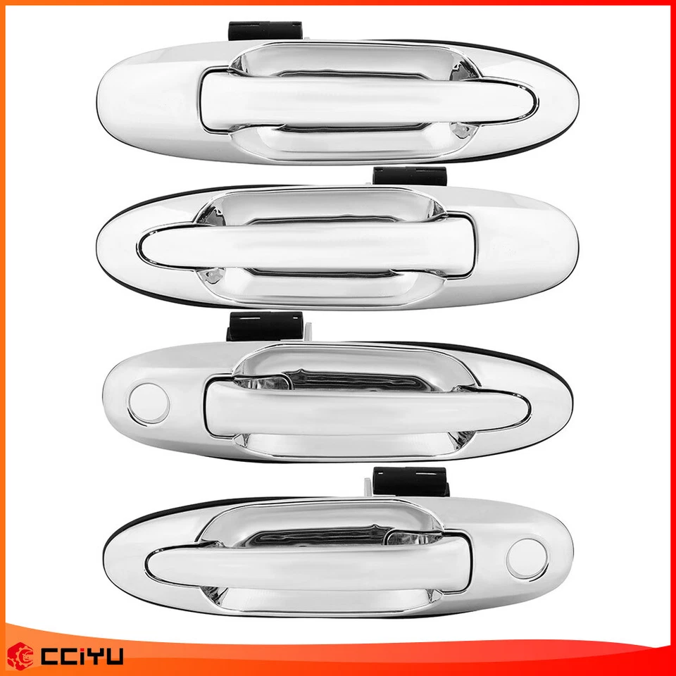 Juego de manijas de puerta exteriores cromadas para Toyota Land Cruiser 100 Lexus LX470 exterior Foto 1 de 4