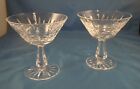 WATERFORD! -  Lot of 2 KYLEMORE Champagne/Sherbert Crystal Compotes - 4.75" high