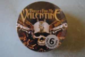 Bullet For My Valentine Pistolas 6 Estaño Coasters Juego Nuevo con Etiqueta - Picture 1 of 1