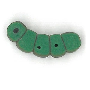 Inchworm 1129 Buttons by Just Another Button Company - Picture 1 of 2