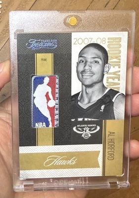2010 Timeless Treasures Al Horford Rookie Year Materials Laundry Tag Logoman /4 - Image 1 of 4