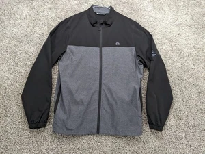 Travis Mathew Herren Large schwarz grau leichte Performance Full Zip Golfjacke - Bild 1 von 11