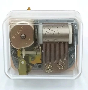 Mecanismo de cuerda de movimiento de caja de música obras tetinadas obras bailarina Japón narco - Imagen 1 de 6