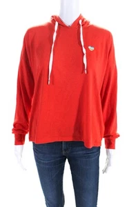 PJ Salvage Womens Heart Graphic Long Sleeves Pullover Hoodie Red Size Medium - Picture 1 of 6