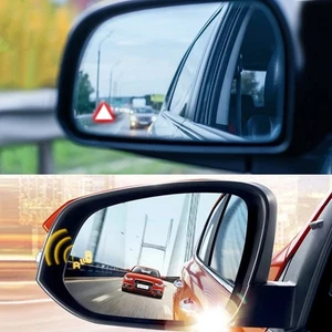 Universal Car Blind Spot Warning Light BSD Lamp LED Lens for Mirror Adhesive Fit - Picture 1 of 18