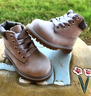 Timberland "Gris Claro" Niñas TOTALMENTE NUEVO Niño 4C Foto 1 de 4
