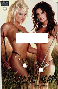 Adult Pin-Up Vintage Poster 11X17 African Heat VCA 1999 Chase Stevens, Stacy V - Bild 1 von 1