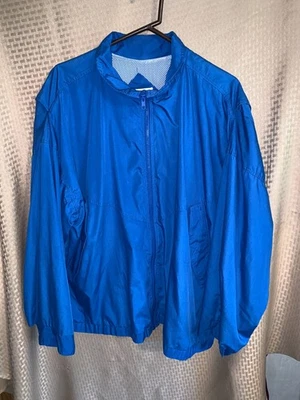 Jaqueta e calça masculina vintage Pierre Cardin atlética pista de vento azul tamanho 2XL-grande - Imagem 1 de 4