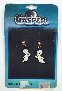 De colección. Pendientes de poste de acero quirúrgico Casper The Ghost 1995 accesorios asociados - Imagen 1 de 3