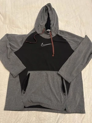 Sudadera con capucha de entrenamiento Nike Therma-FIT para hombre negra gris L Foto 1 de 4