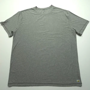Vuori Men Shirt XXL Light Gray Basic Thin Pullover Gym Workout Plain Everyday T - Picture 1 of 16