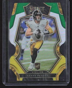 2022 Panini Select #182 Kenny Pickett Green and Yellow Prizm Die Cut - Picture 1 of 2