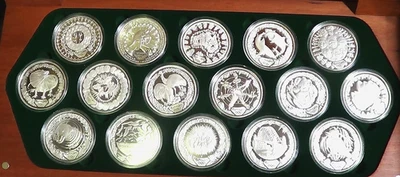 2000 SYDNEY OLYMPIC $5 SILVER PROOF 16 COIN COLLECTION - Image 1 of 4