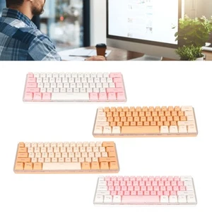60% Wired Gaming Keyboard RGB Mini Keyboard Imitated Mechanical Technique Com FY - Bild 1 von 31