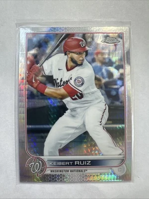 2022 Topps Chrome - Keibert Ruiz #218 Prism Refractor - Image 1 of 2
