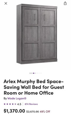 Блок Murphy с матрасом кроватью - Изображение 1 из 2