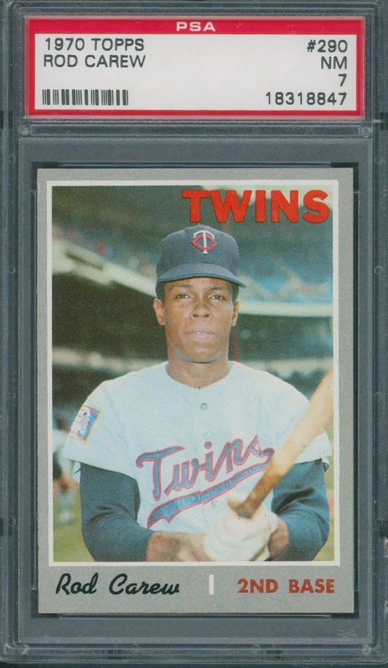 Rod Carew 1970 Topps #290 PSA casi nuevo 7 *8847 Foto 1 de 1