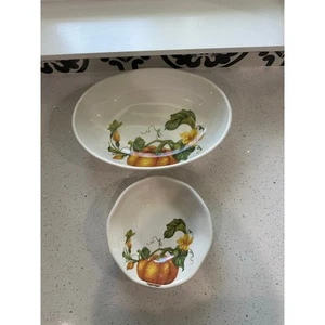 Effetti Italy servizio ovale e ciotole pasta grande design zucca fatto a mano in Italia - Foto 1 di 5