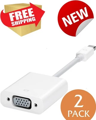 Genuine Apple Mini DisplayPort to VGA Adapter MB572Z/B-Model A1307-2 PACK-NEW - Image 1 of 4