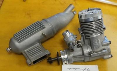 Thunder Tiger 46 Pro ABC RC Model Airplane Engine, cleaned with new bearings 6 - Image 1 of 4