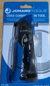 Jonard Tools Koax Kompression Crimper CT-100 für RG59 RG6 BNC RCA Stecker - Bild 1 von 2