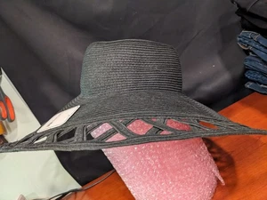 San Diego Hat Company Sonnenhut UBL64700 SBLK 6" Krempe schwarz klein 7 1/8" - Bild 1 von 8