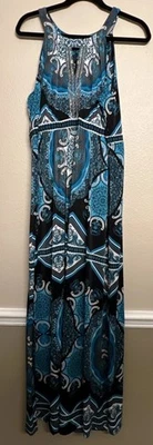 Maxi Vestido I.N.C International Concepts Talla Grande Ojo de Cerradura Cuello Halter Talla 1x Foto 1 de 4