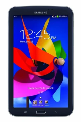 Samsung - Galaxy Tab 3 - 7"" - 16GB - Wi-Fi + 4G LTE - Black - SM-T217AZKAATT - Image 1 of 4