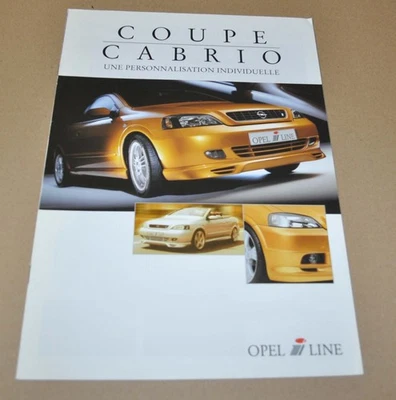 2002 Opel Astra купе кабриолет аксессуары Irmscher брошюра проспект - Изображение 1 из 4
