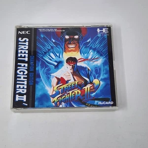 Street Fighter II (PC Engine) Japan Import - Complete CIB - Authentic & Tested - Picture 1 of 11