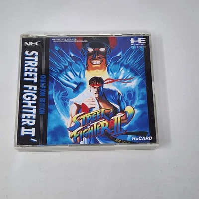 Street Fighter II (PC Engine) Japan Import - Complete CIB - Authentic & Tested - Image 1 of 4