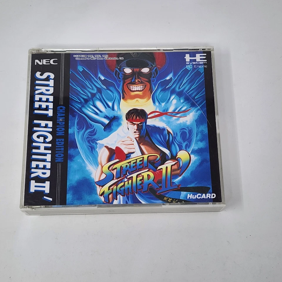 Street Fighter II (PC Engine) Japan Import - Complete CIB - Authentic & Tested - Image 1 of 4