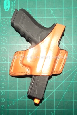 Bianchi Model 5 Black Widow 15190 Belt Holster for Glock 17 19 26 22 23 32 34 35 - Image 1 of 4