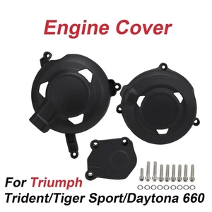 Engine Protective Cover For Triumph Trident 660 Tiger Sport 660 Daytona 660 - Picture 1 of 16